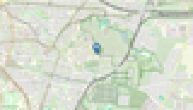 Kleiner Kartenausschnitt von Leipzig mit markierter Ostwache